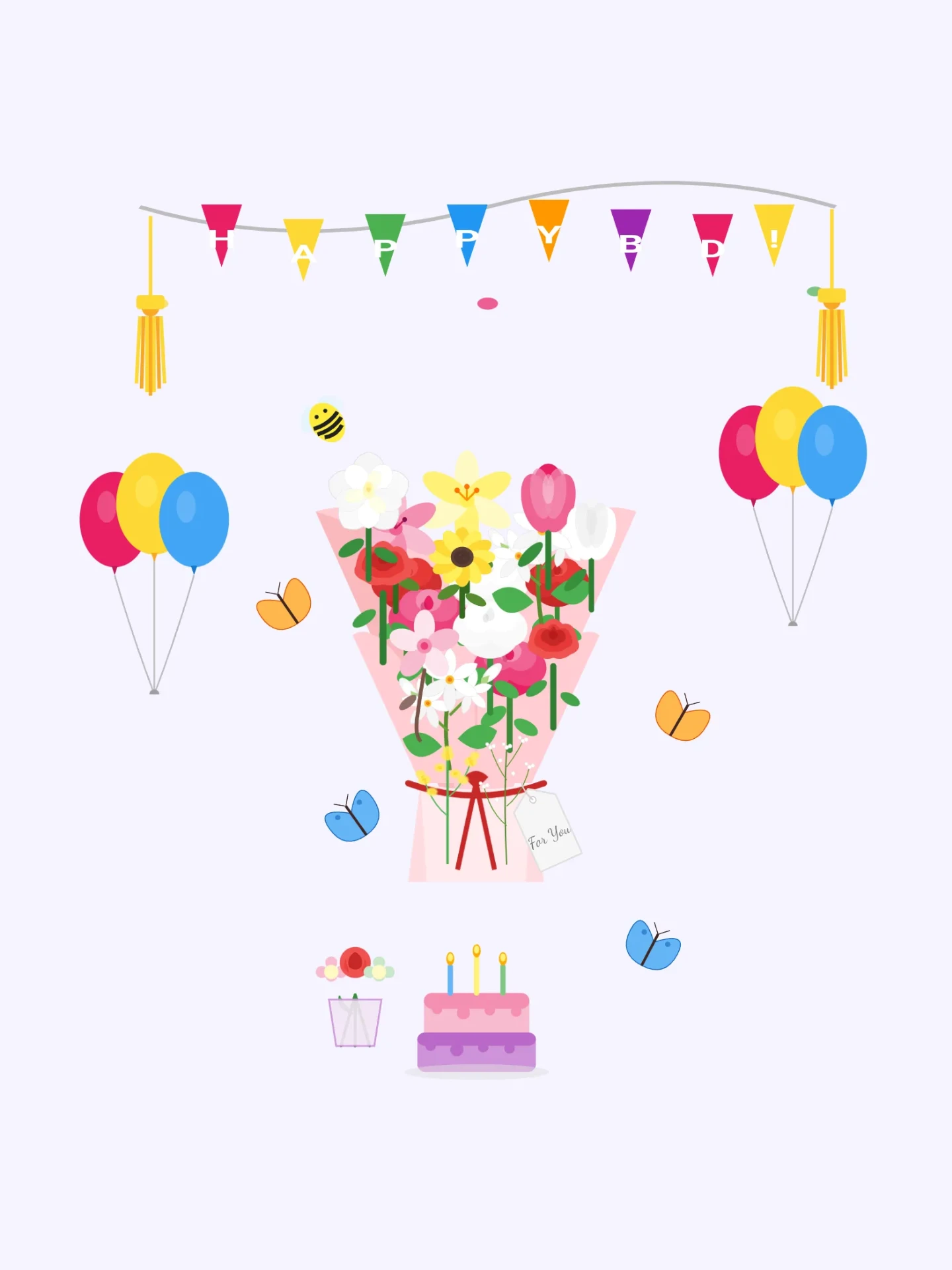 Birthday boy bouquet