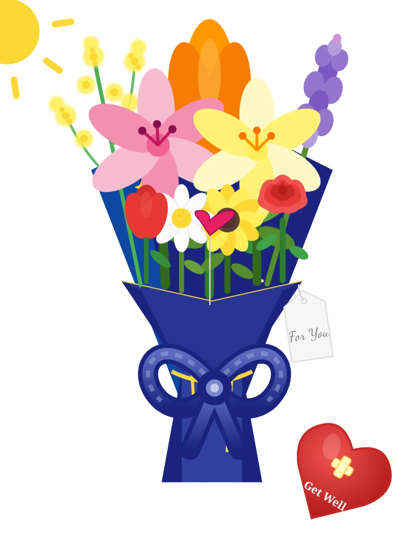 Get well soon boquet