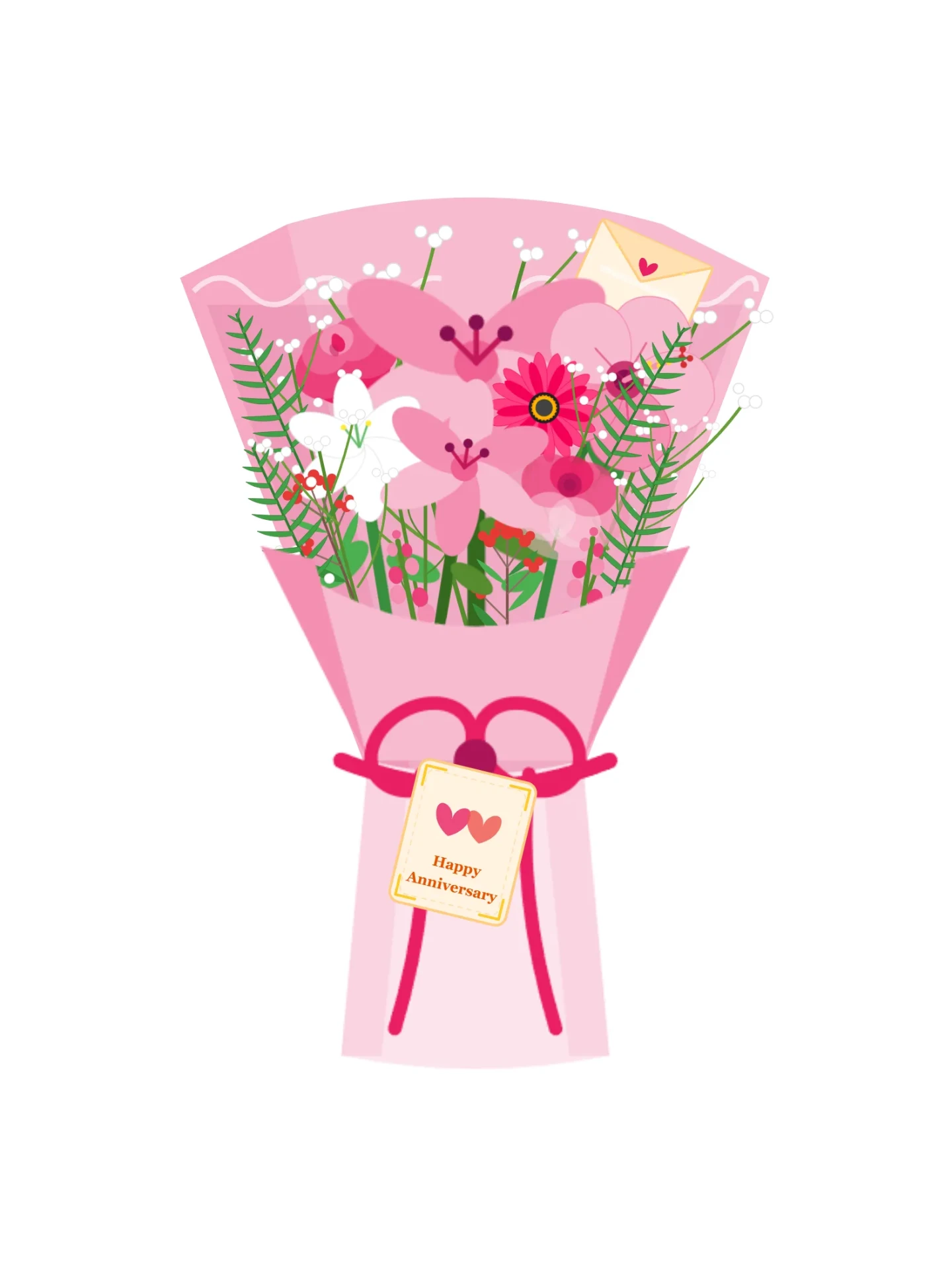 Lily pink flower