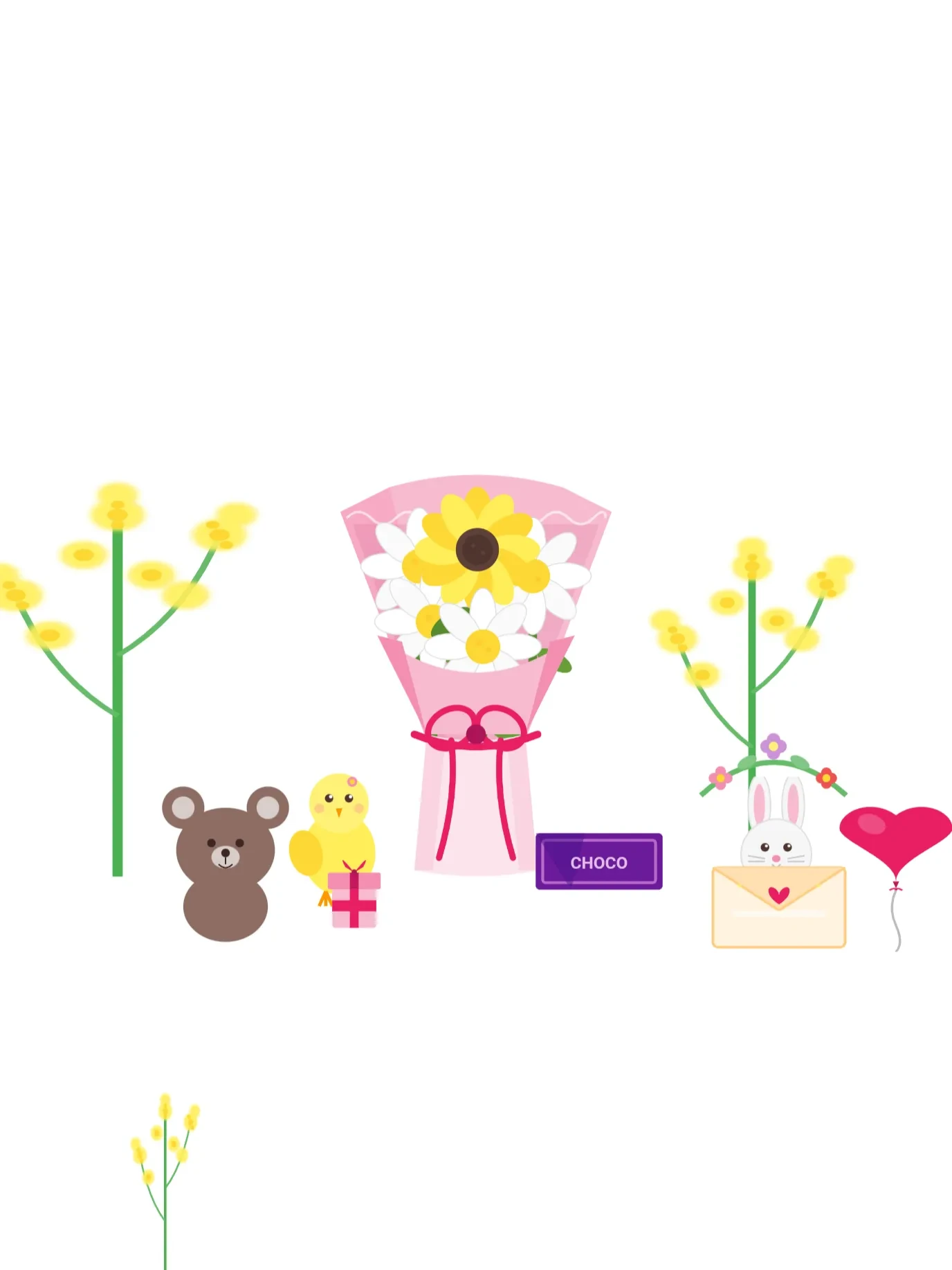 My letter bouquet