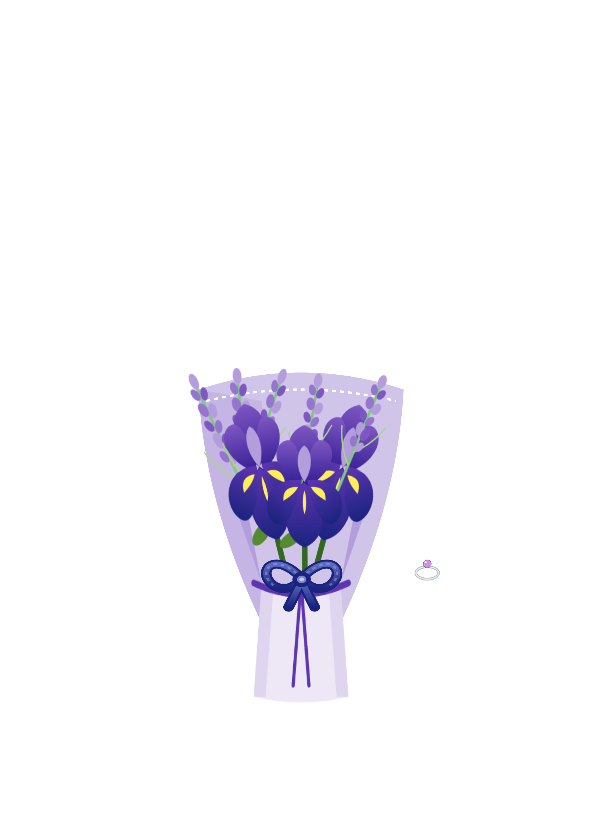purple flowers for you