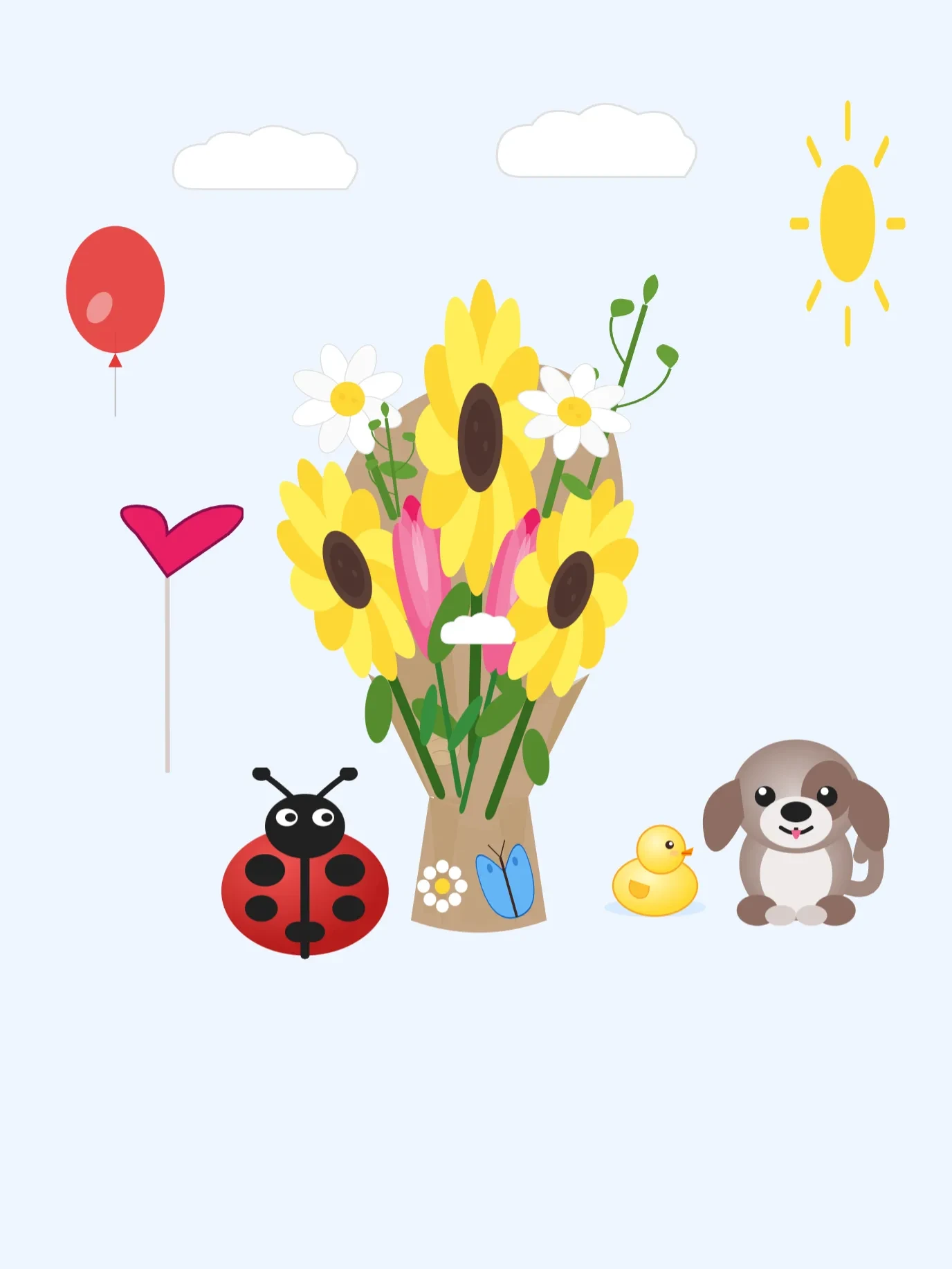 Yellow flower day