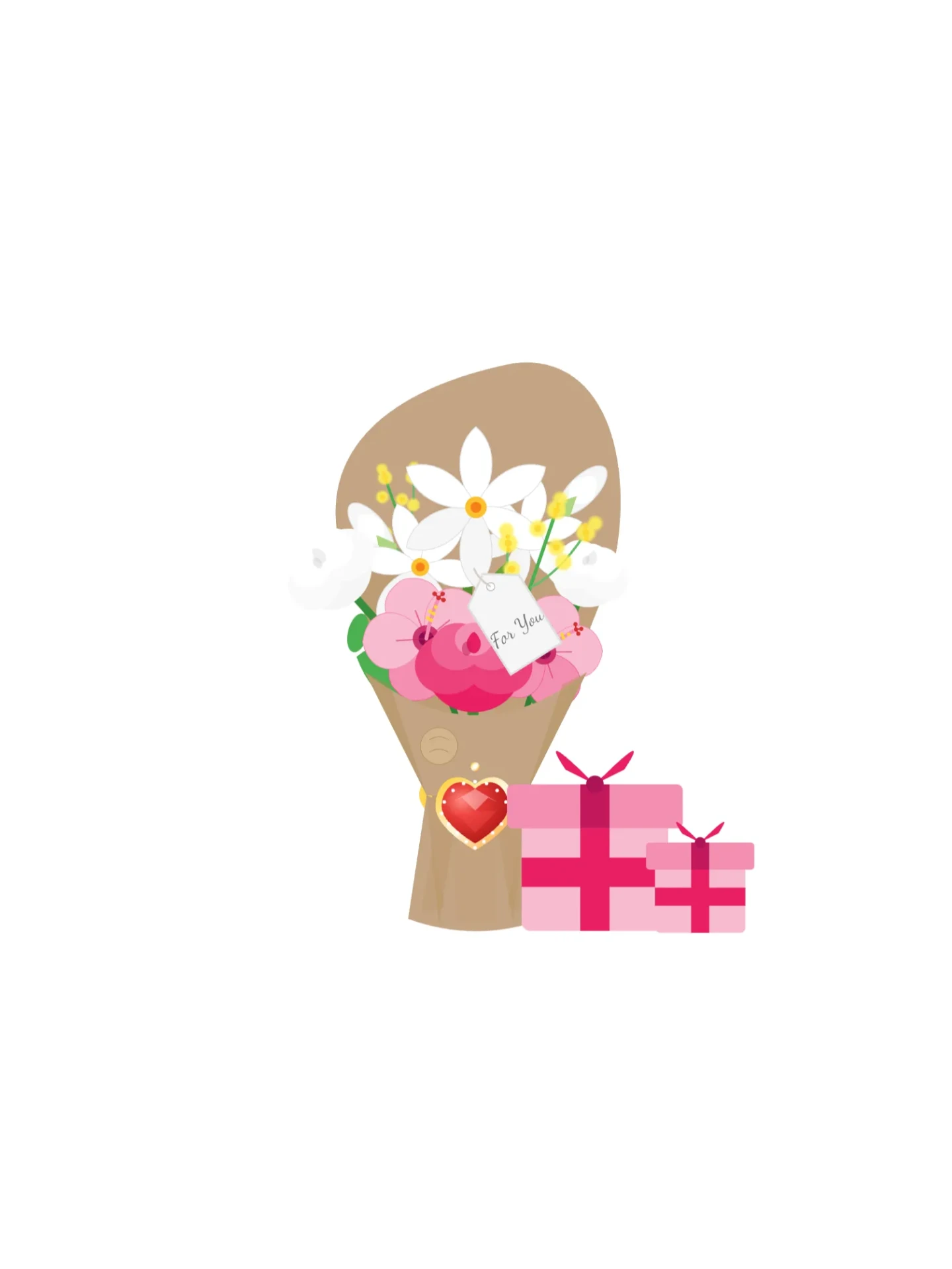 For him.